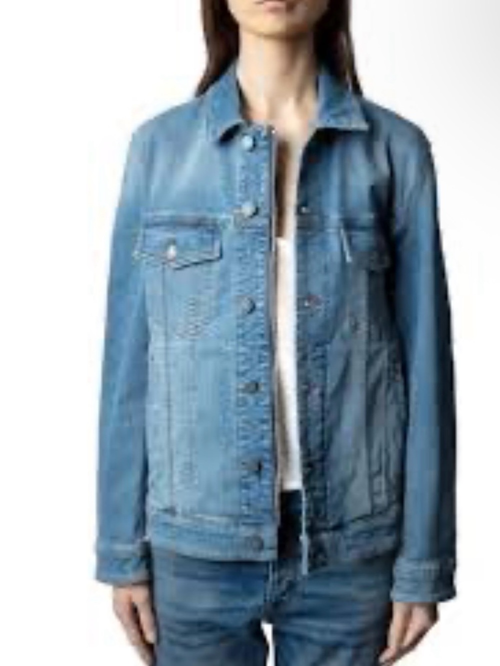Zadig & Voltaire Kade Denim Jacket XS NWT